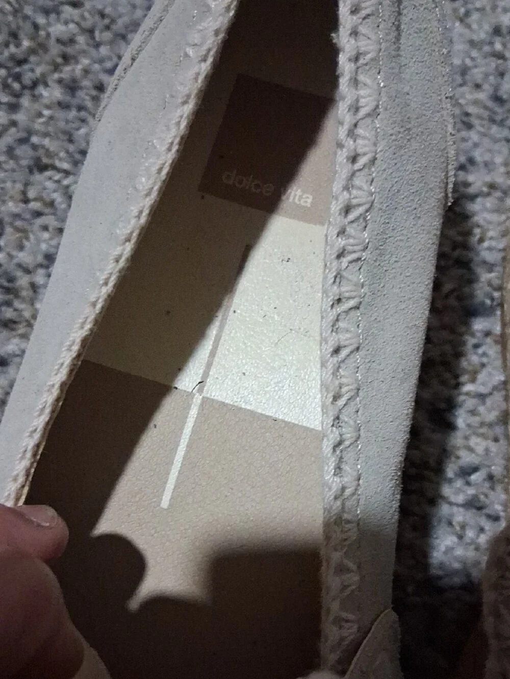 Dolce Vita sole stitched